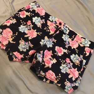 Old Navy floral shorts.